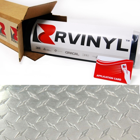 Rcraft™ Metallized Vinyl Film - Diamond Plate