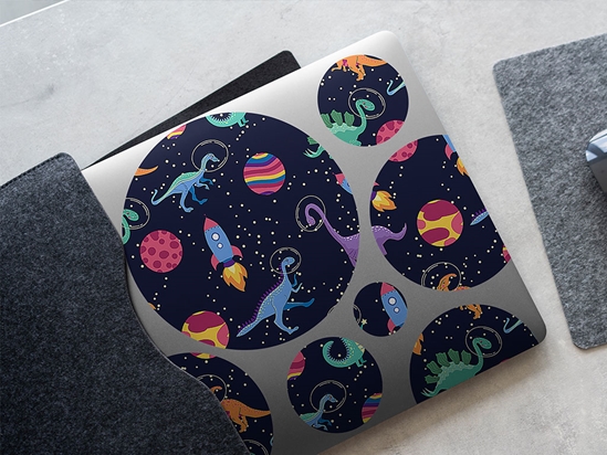 In Space Dinosaur DIY Laptop Stickers