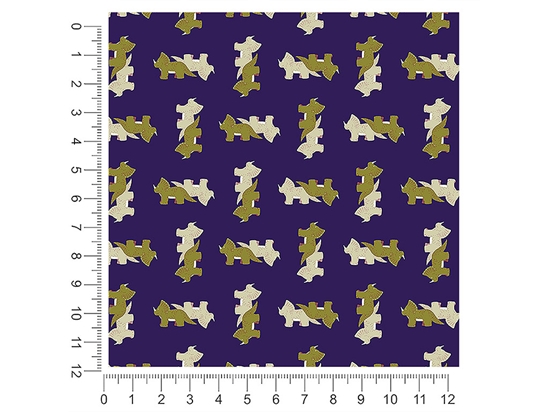Triceratops Geometry Dinosaur 1ft x 1ft Craft Sheets