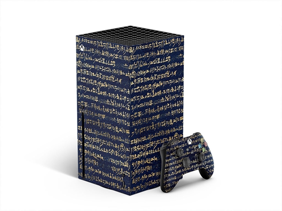 Blue Rosetta Egyptian XBOX DIY Decal
