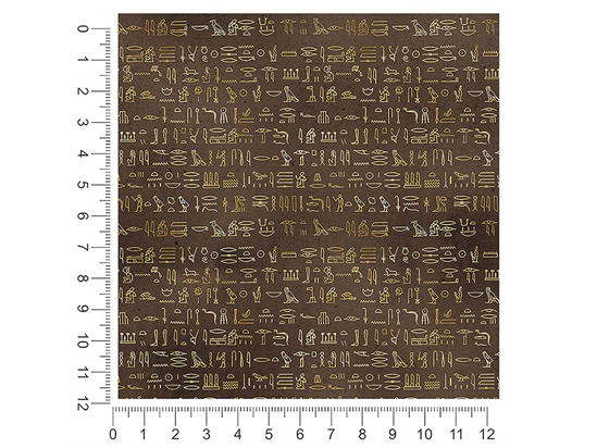 Brown Hieroglyphs Egyptian 1ft x 1ft Craft Sheets