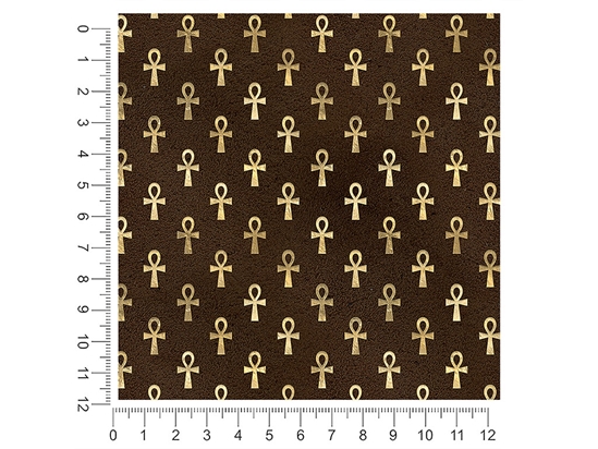 Golden Ankh Egyptian 1ft x 1ft Craft Sheets