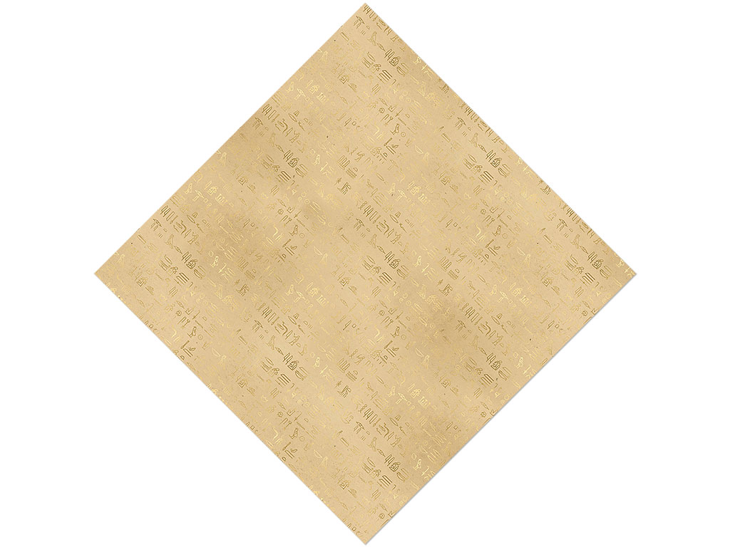 Parchment Hieroglyphs Egyptian Vinyl Wrap Pattern