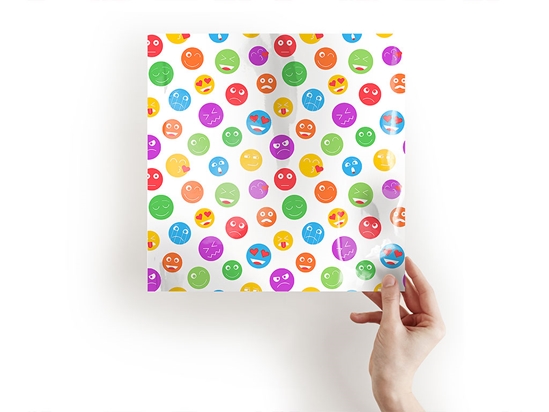 Colored Crazy Emoji Craft Sheets