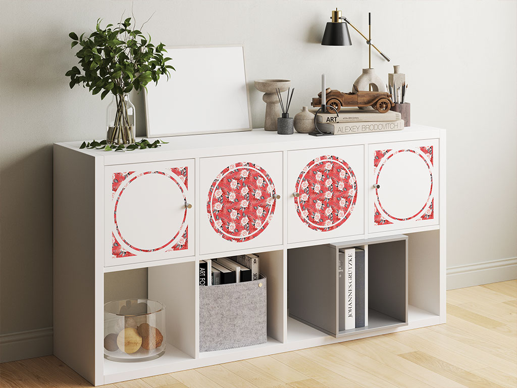 Antoinette Rose Floral DIY Furniture Stickers