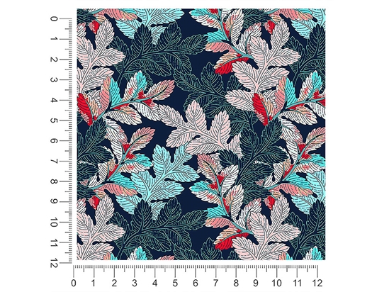 Dreamy Foliage Floral 1ft x 1ft Craft Sheets