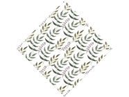 Holiday Fern Floral Vinyl Wrap Pattern
