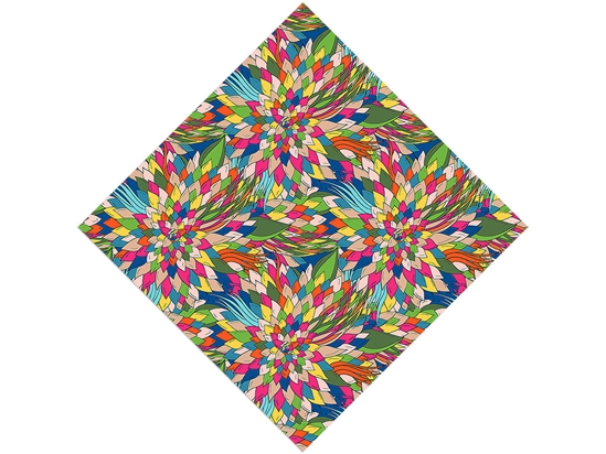 Colorful Chloris Floral Vinyl Wrap Pattern
