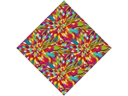 Psychedelic Flashback Floral Vinyl Wrap Pattern