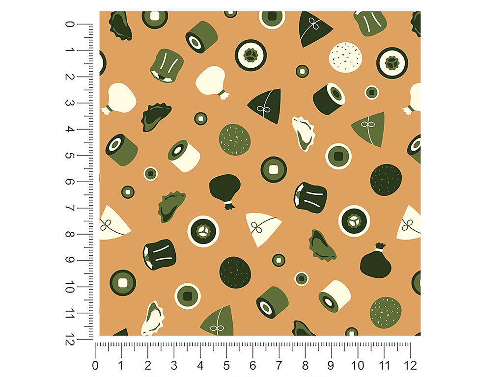 Eat Green Japanese 1ft x 1ft Craft Sheets