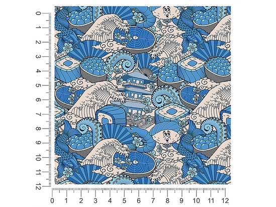 Ocean Bounty Japanese 1ft x 1ft Craft Sheets