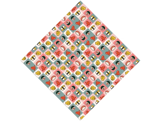 Tamago Time Food Vinyl Wrap Pattern