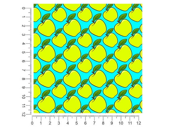 Golden Delicious Fruit 1ft x 1ft Craft Sheets