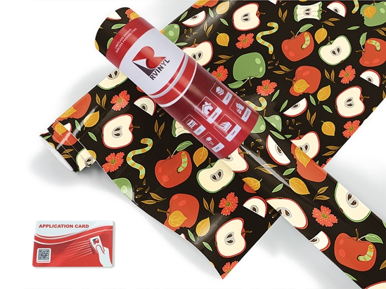 Hungry Worms Fruit Craft Vinyl Roll