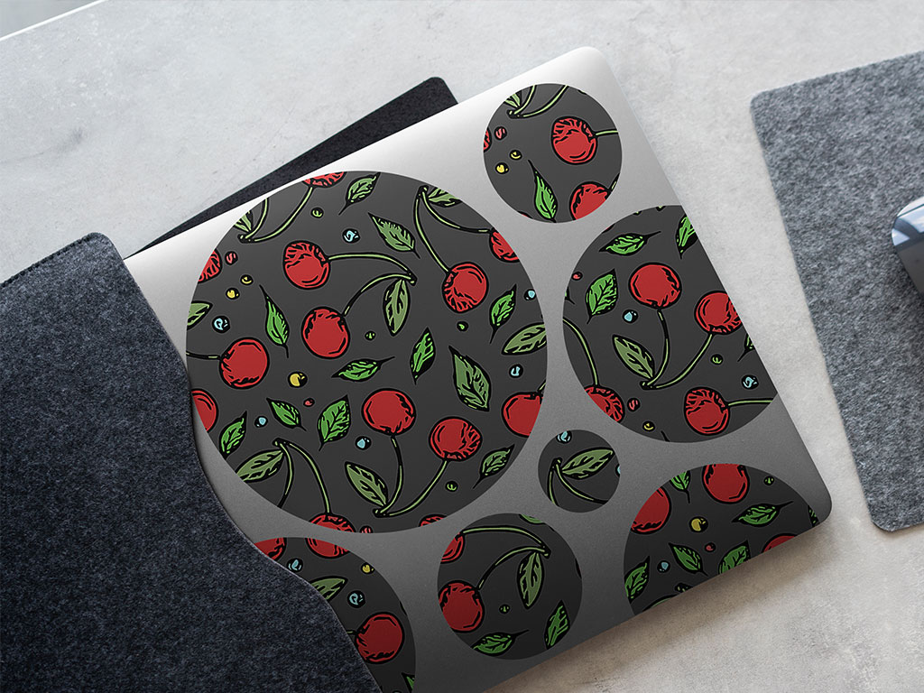Pretty Orchard Fruit DIY Laptop Stickers