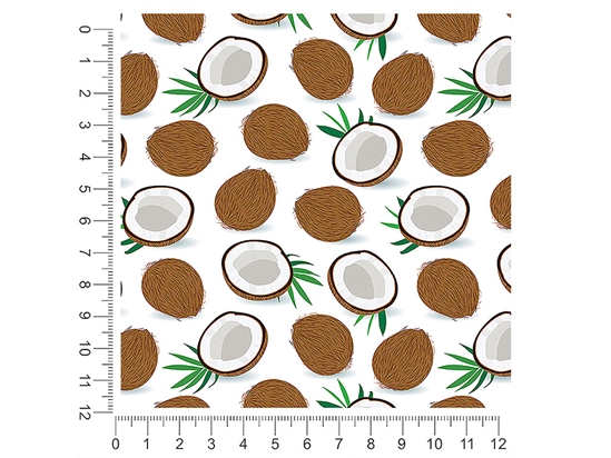 Coconut Whites Fruit 1ft x 1ft Craft Sheets