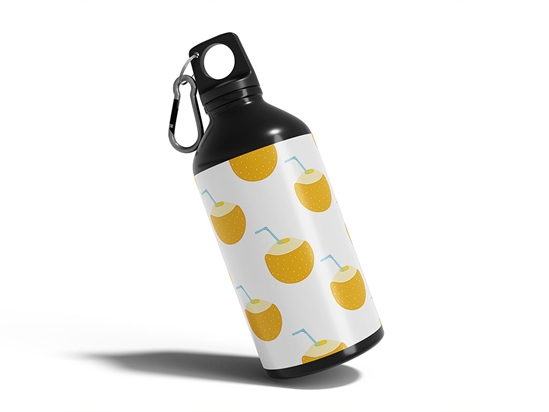 Milk Glass Fruit Water Bottle DIY Stickers