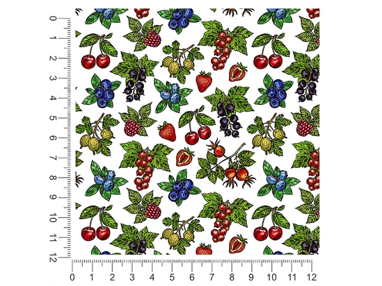 Berry Cluster Fruit 1ft x 1ft Craft Sheets