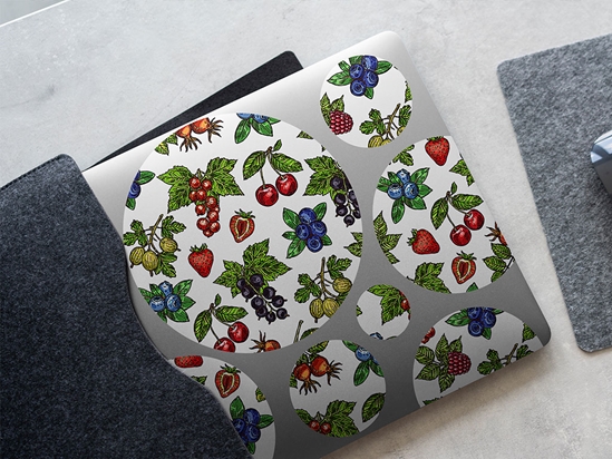 Berry Cluster Fruit DIY Laptop Stickers