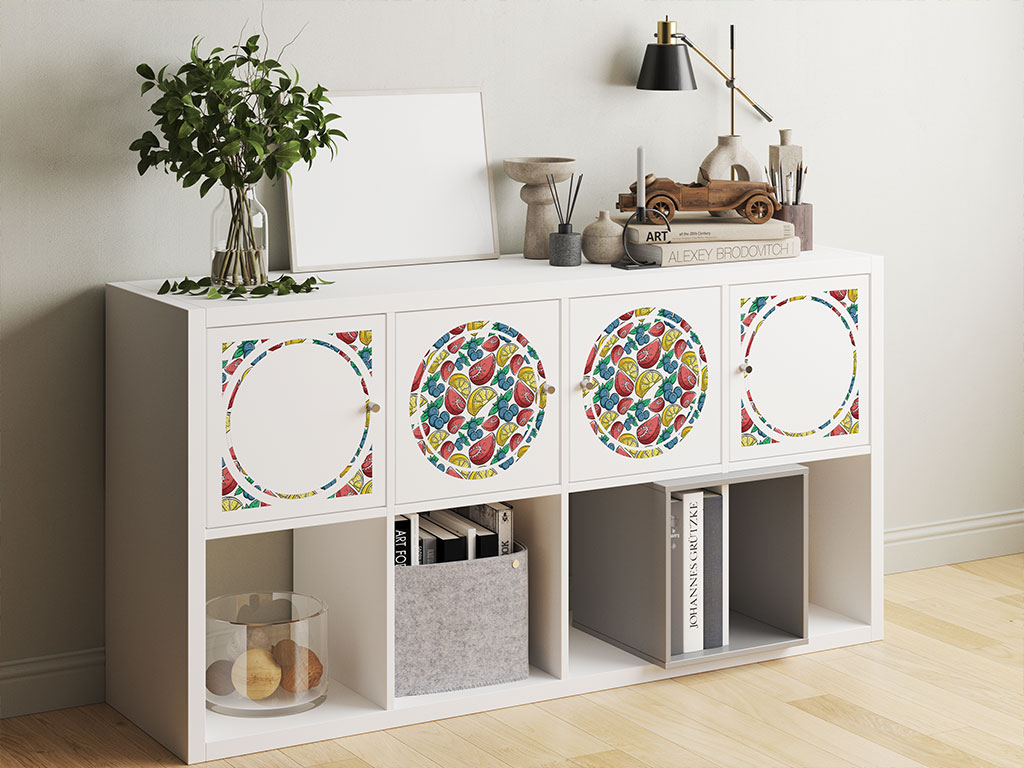 Colorful Compote Fruit DIY Furniture Stickers