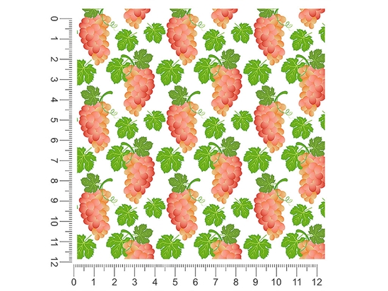 Flame Seedless Fruit 1ft x 1ft Craft Sheets