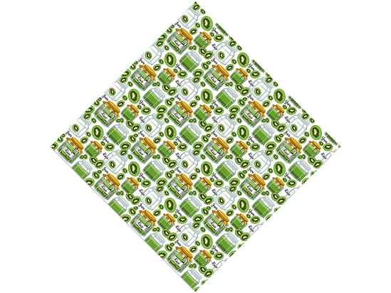 Green Preservation Fruit Vinyl Wrap Pattern
