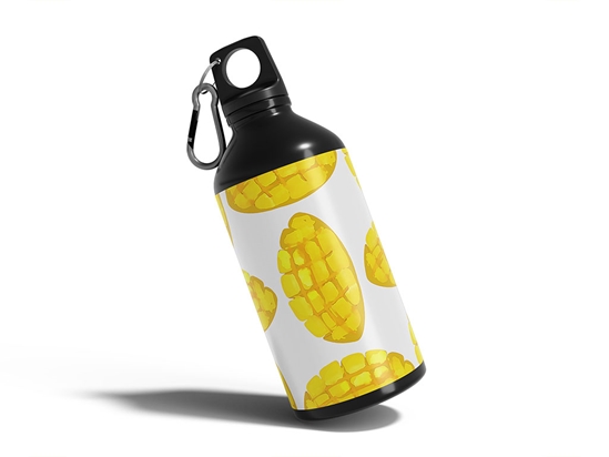 Cubed Sunset Fruit Water Bottle DIY Stickers