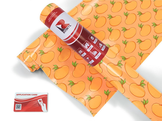 Mighty Mandarin Fruit Craft Vinyl Roll