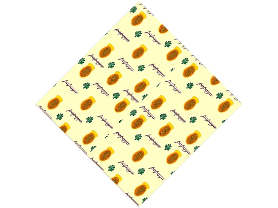 Guinea Gold Fruit Vinyl Wrap Pattern