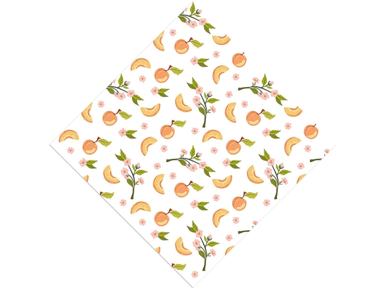 Nectar White Fruit Vinyl Wrap Pattern