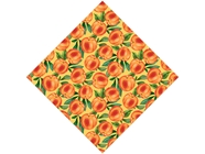 Yellow Peachy Keen Fruit Vinyl Wrap Pattern