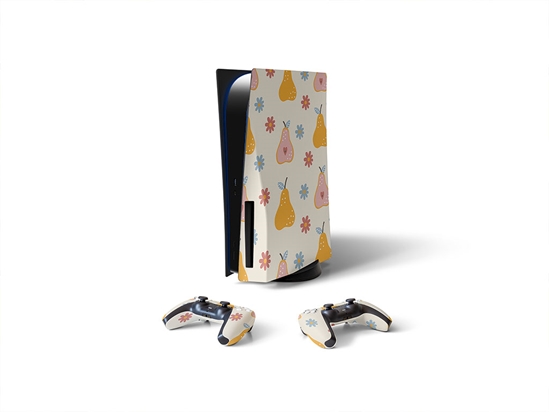 Floral Ambrosia Fruit Sony PS5 DIY Skin