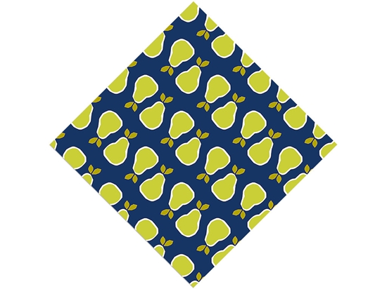 Geometric Sunrise Fruit Vinyl Wrap Pattern