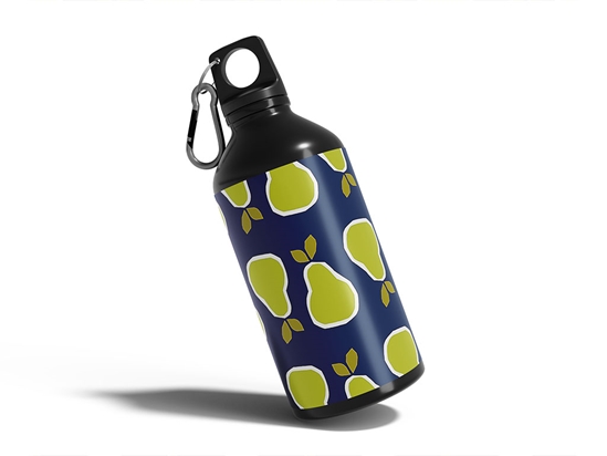 Geometric Sunrise Fruit Water Bottle DIY Stickers