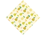 Pear Pleasantries Fruit Vinyl Wrap Pattern