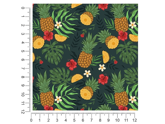 Abacaxi Slices Fruit 1ft x 1ft Craft Sheets