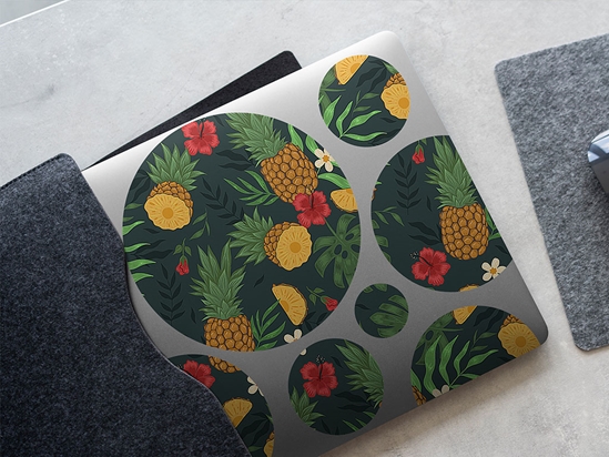 Abacaxi Slices Fruit DIY Laptop Stickers