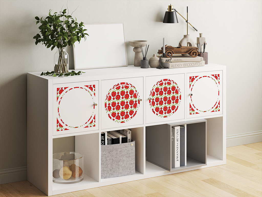 Jewel White Fruit DIY Furniture Stickers