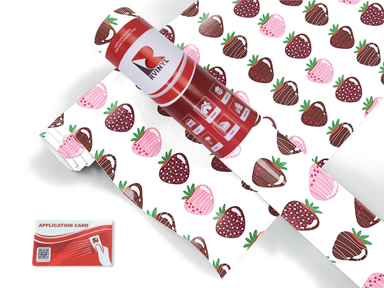 Chocolate Covered Fruit Craft Vinyl Roll