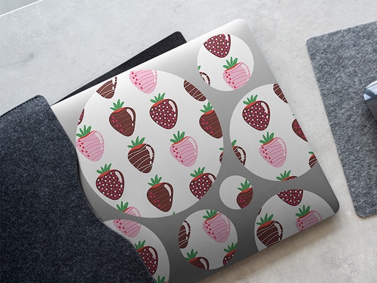 Chocolate Covered Fruit DIY Laptop Stickers