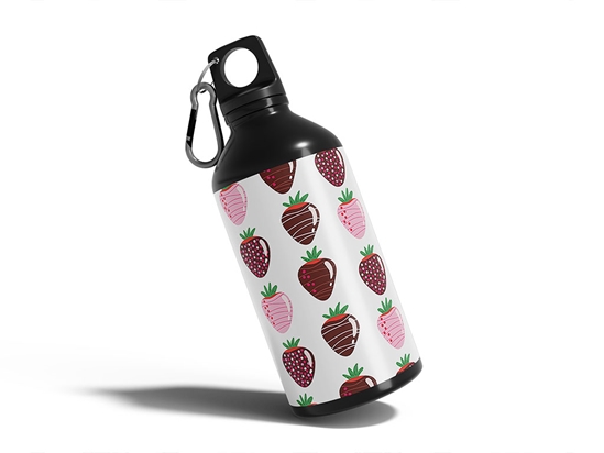 Chocolate Covered Fruit Water Bottle DIY Stickers