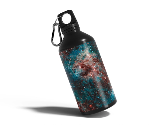 Celestial Night Galaxy Water Bottle DIY Stickers