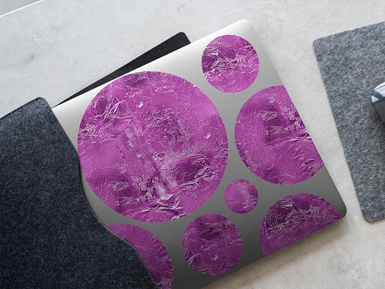 Tyrian Purple Gemstone Films DIY Laptop Stickers