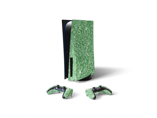 Green Light Gemstone Films Sony PS5 DIY Skin