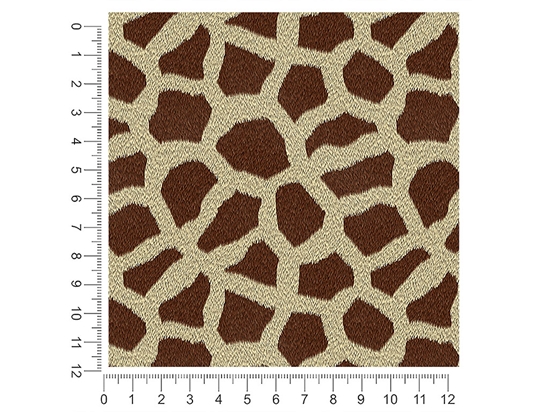 Cyber Giraffe Animal Print 1ft x 1ft Craft Sheets