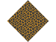 Orange Giraffe Vinyl Wrap Pattern
