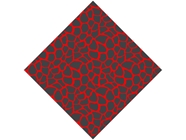 Red Giraffe Vinyl Wrap Pattern