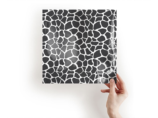 White Giraffe Animal Print Craft Sheets