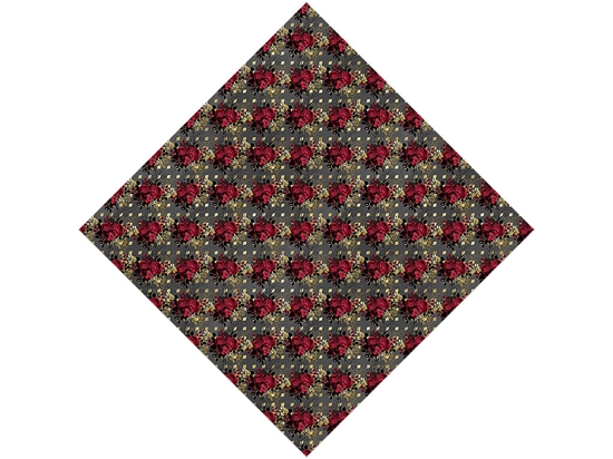 Magenta Ranunculus Gothic Vinyl Wrap Pattern