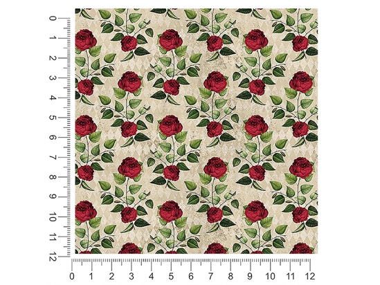 Simple Roses Gothic 1ft x 1ft Craft Sheets